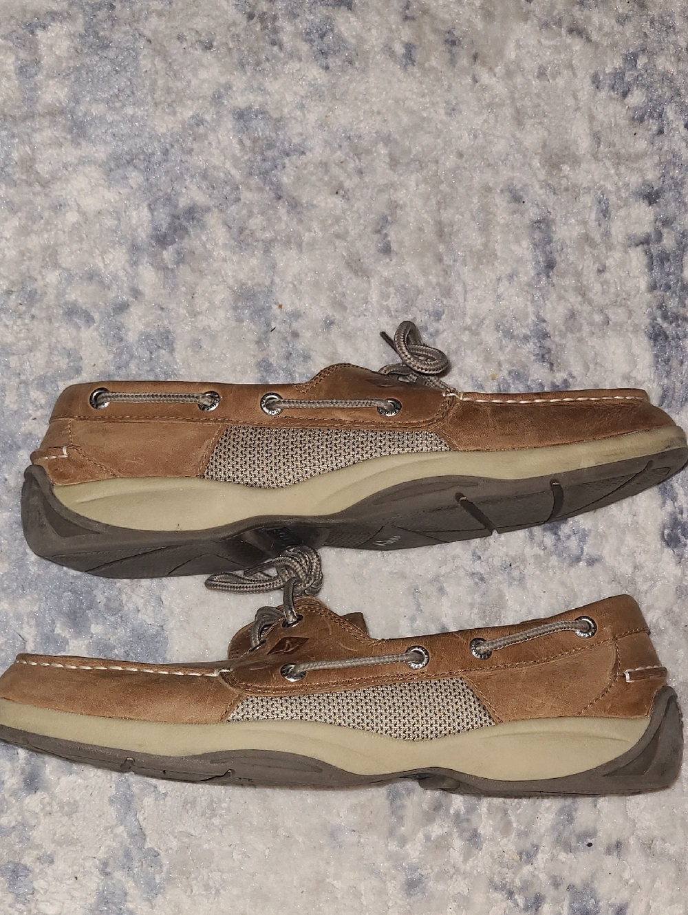 NWOT Sperry Men's Brown Leather Boat Shoes - Classic Deck Style - Picture 10 of 11
